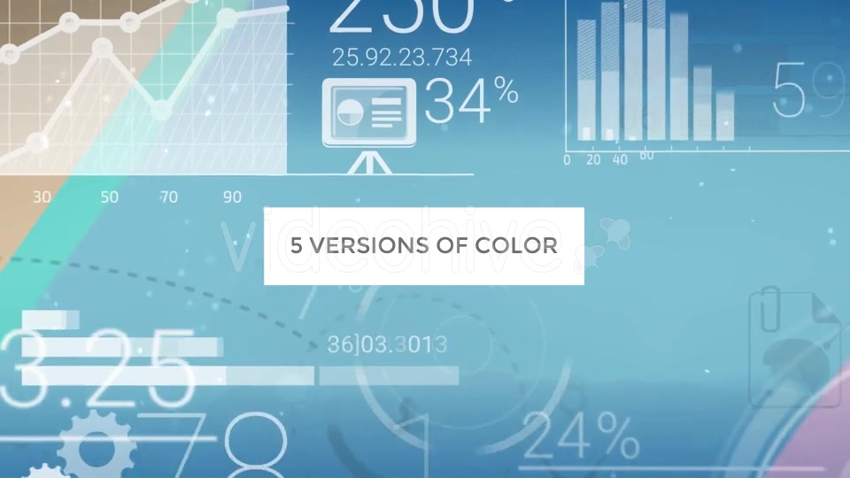 Movement Through The Abstract Elements Of Infographics Videohive 17799700 Motion Graphics Image 9