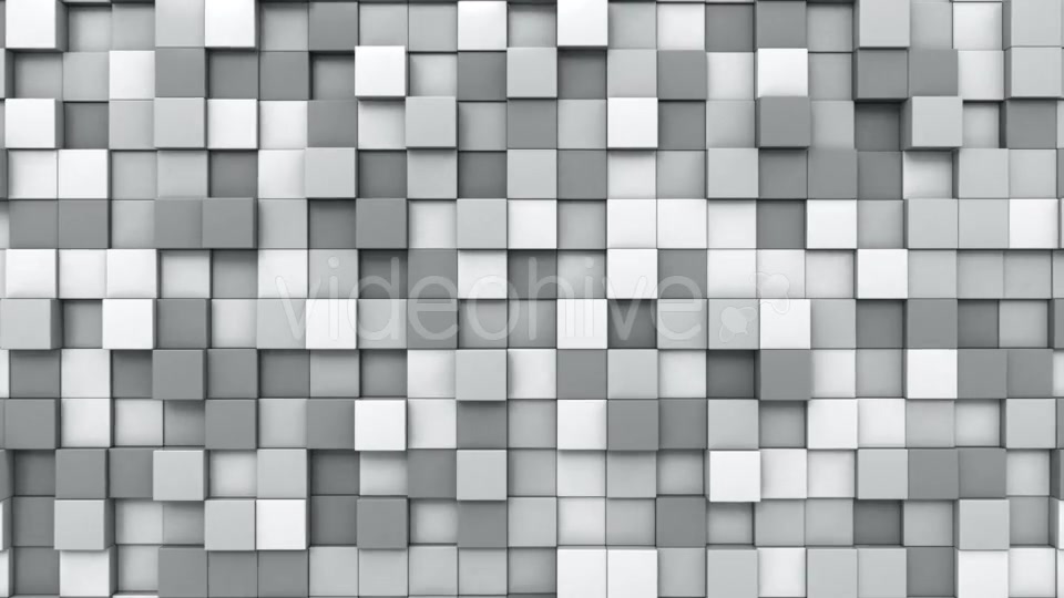 Moving Grey Cubes Mosaic Videohive 21165071 Motion Graphics Image 4