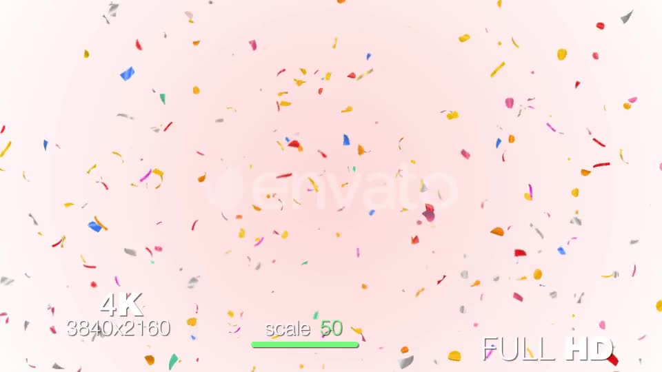 Multi Colored Confetti Explosions With Alpha Channel Videohive 24130726 Motion Graphics Image 1