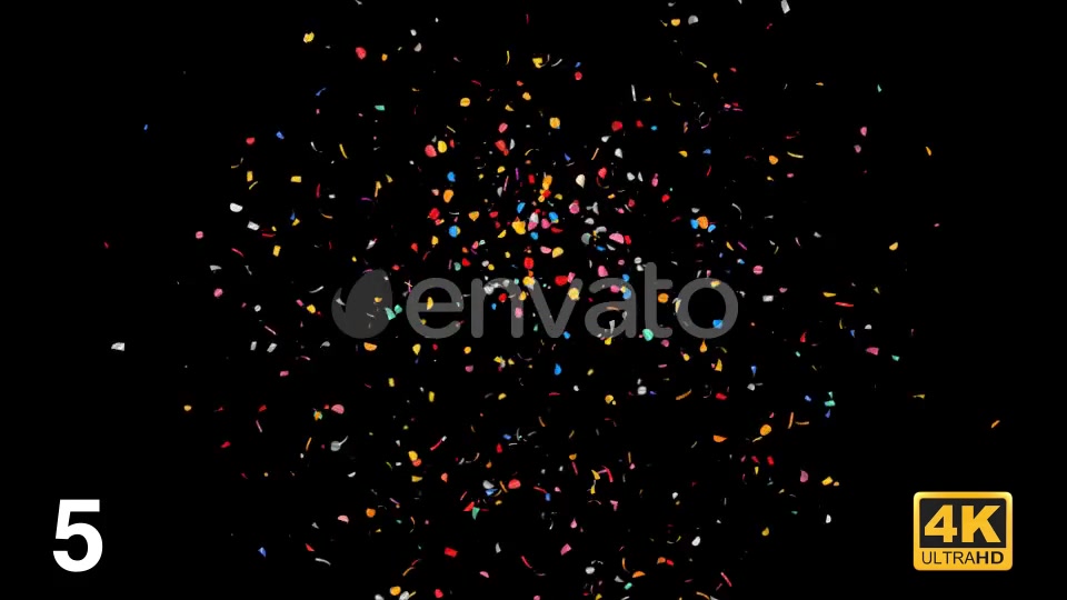 Multi Colored Confetti Explosions With Alpha Channel Videohive 24130726 Motion Graphics Image 10