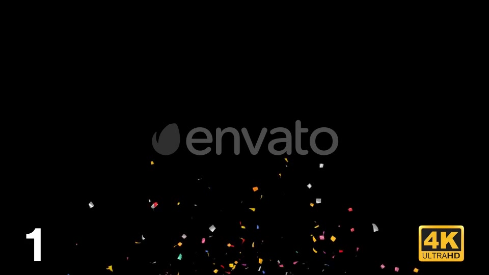 Multi Colored Confetti Explosions With Alpha Channel Videohive 24130726 Motion Graphics Image 3