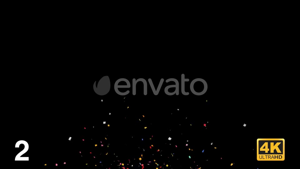 Multi Colored Confetti Explosions With Alpha Channel Videohive 24130726 Motion Graphics Image 5