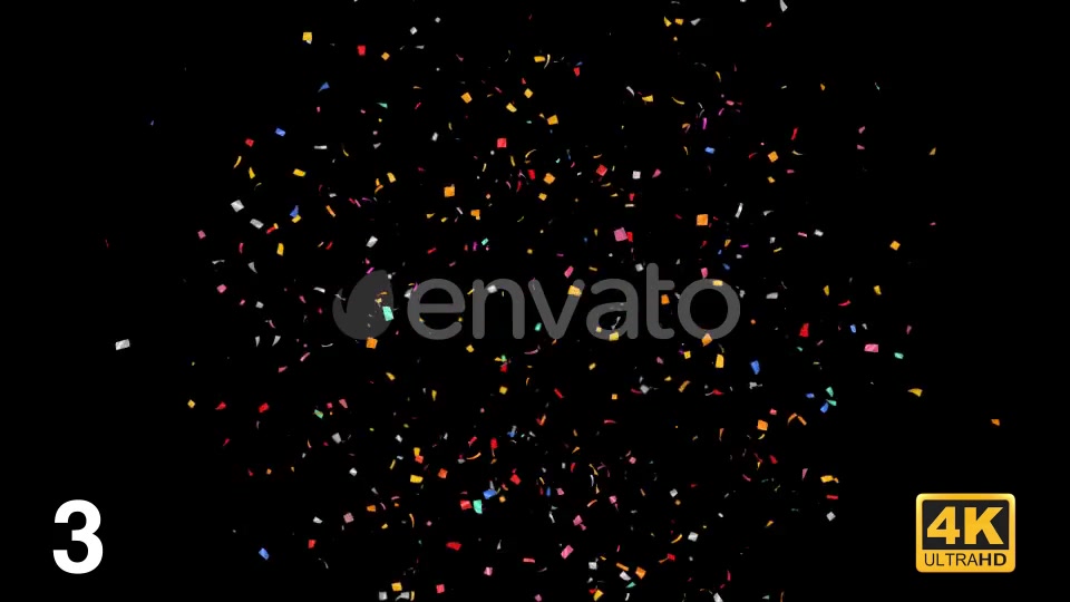 Multi Colored Confetti Explosions With Alpha Channel Videohive 24130726 Motion Graphics Image 6