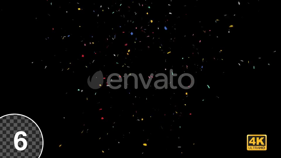 Multi Colored Confetti Party Popper Explosions With Alpha Channel Videohive 24154731 Motion Graphics Image 10