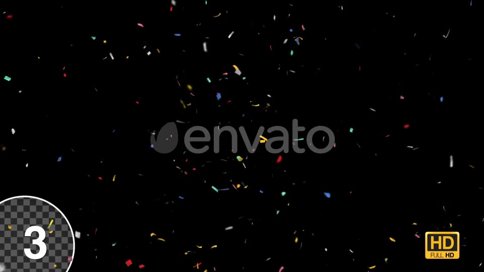 Multi Colored Confetti Party Popper Explosions With Alpha Channel Videohive 24154731 Motion Graphics Image 5