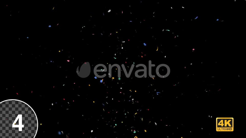 Multi Colored Confetti Party Popper Explosions With Alpha Channel Videohive 24154731 Motion Graphics Image 7