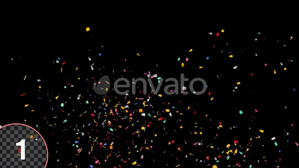 Multi Colored Popper Confetti Explosions Videohive 24133400 Motion Graphics Image 2