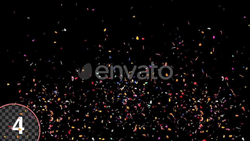 Multi Colored Popper Confetti Explosions Videohive 24133400 Motion Graphics Image 8