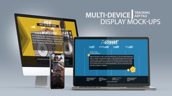 Multi Device Displays with Tracking - Download Videohive 24747555