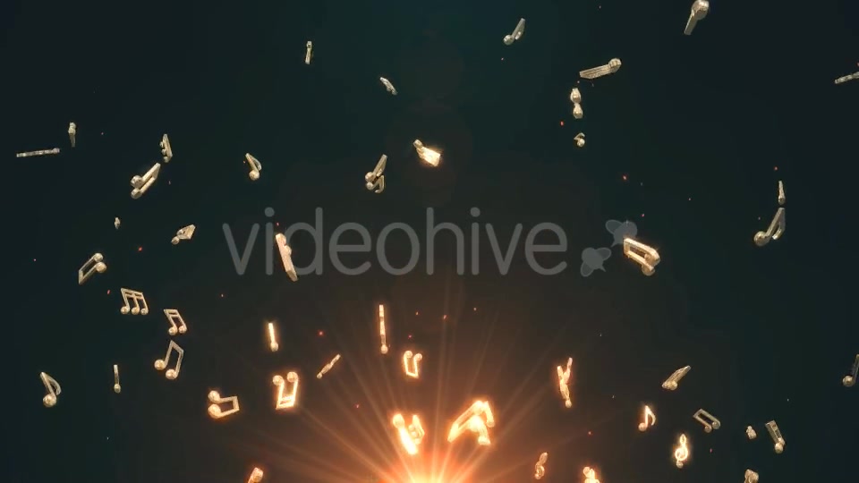 Musical Notes Flying Videohive 19754156 Motion Graphics Image 5