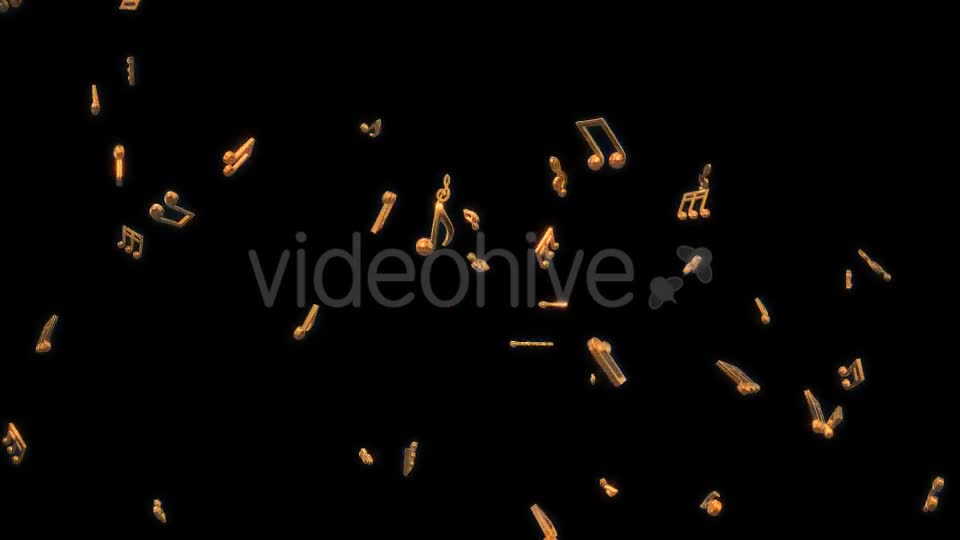 Musical Notes Flying Videohive 19754152 Motion Graphics Image 1