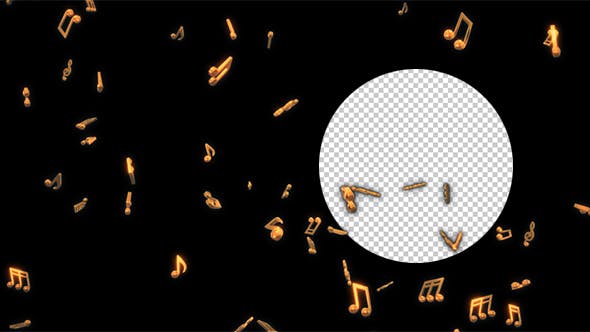 Musical Notes Flying - Download Videohive 19754152