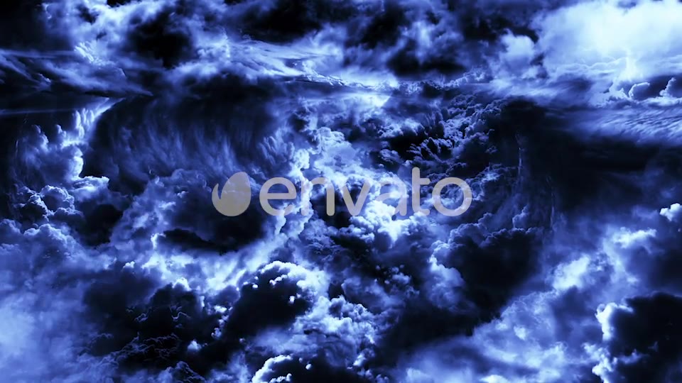 Mysterious Dark Night Thunder Clouds Videohive 21787196 Motion Graphics Image 3