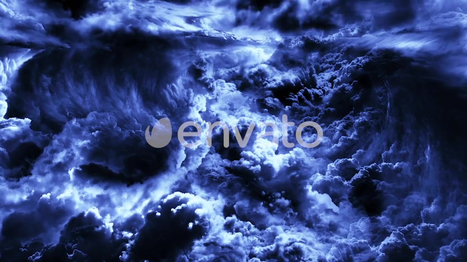 Mysterious Dark Night Thunder Clouds Videohive 21787196 Motion Graphics Image 8