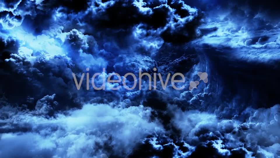 Mysterious Dark Night Thunder Clouds Videohive 21533388 Motion Graphics Image 1