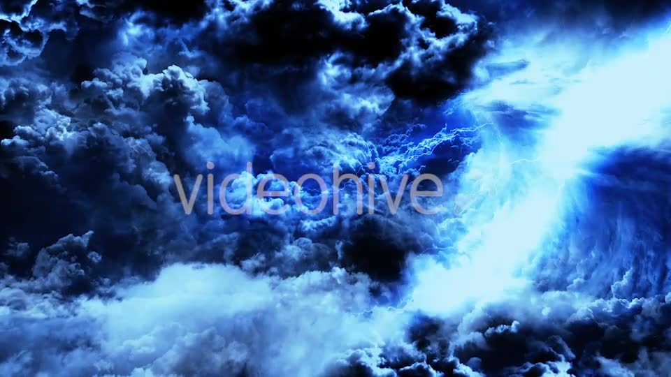 Mysterious Dark Night Thunder Clouds Videohive 21533388 Motion Graphics Image 2