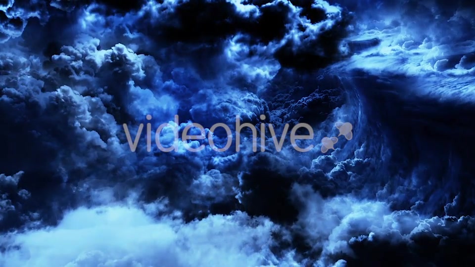 Mysterious Dark Night Thunder Clouds Videohive 21533388 Motion Graphics Image 3