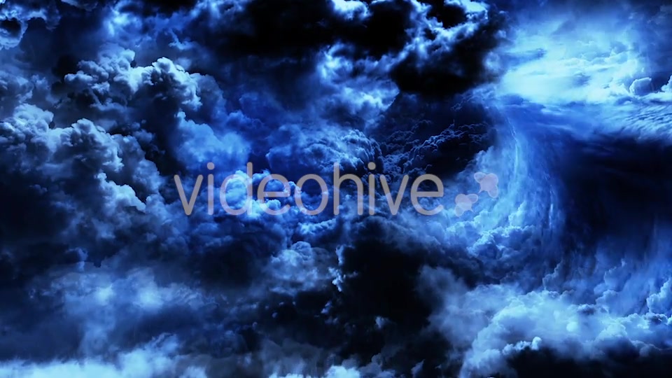 Mysterious Dark Night Thunder Clouds Videohive 21533388 Motion Graphics Image 4