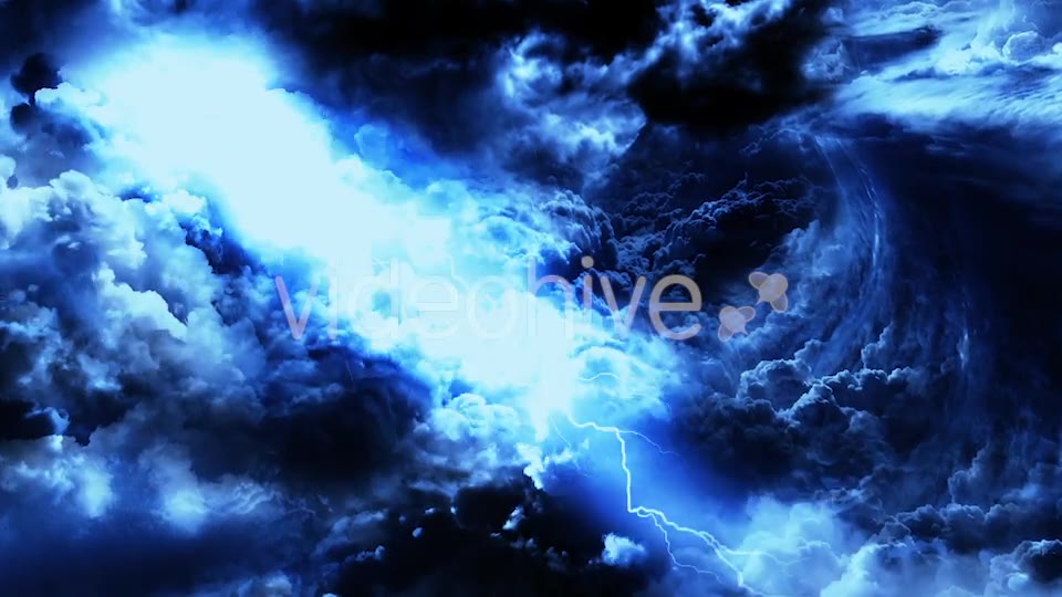 Mysterious Dark Night Thunder Clouds Videohive 21533388 Motion Graphics Image 8