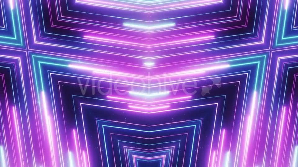 Neon Abstract Line Animation VJ Background Videohive 19696665 Motion Graphics Image 5