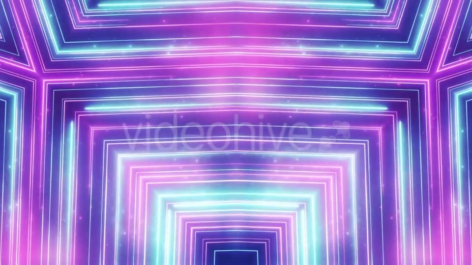 Neon Abstract Line Animation VJ Background Videohive 19696665 Motion Graphics Image 6