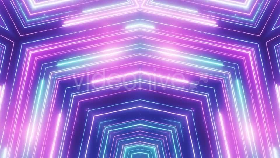 Neon Abstract Line Animation VJ Background Videohive 19696665 Motion Graphics Image 7