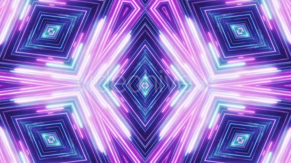 Neon Abstract Line Animation VJ Background Videohive 19696696 Motion Graphics Image 2
