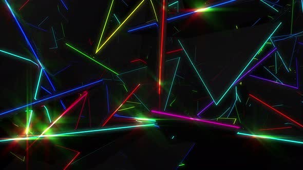Neon Background 4K - Videohive 23011540 Download