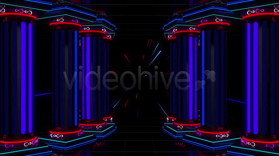 Neon Columns VJ Loop Pack (3in1) Videohive 18668093 Motion Graphics Image 9