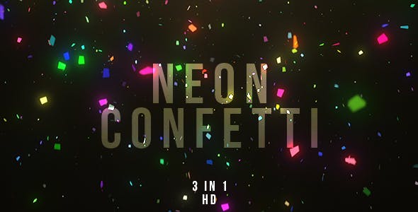 Neon Confetti - 20874459 Download Videohive