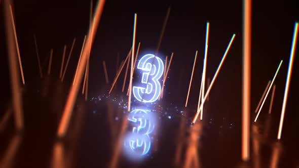 Neon Countdown - 23027960 Download Videohive