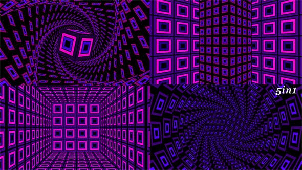 Neon Cube (5 Pack) - 7475706 Videohive Download