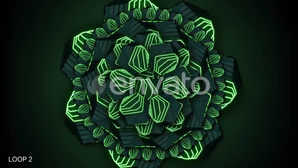 Neon Geometry VJ Loops Videohive 22136384 Motion Graphics Image 2