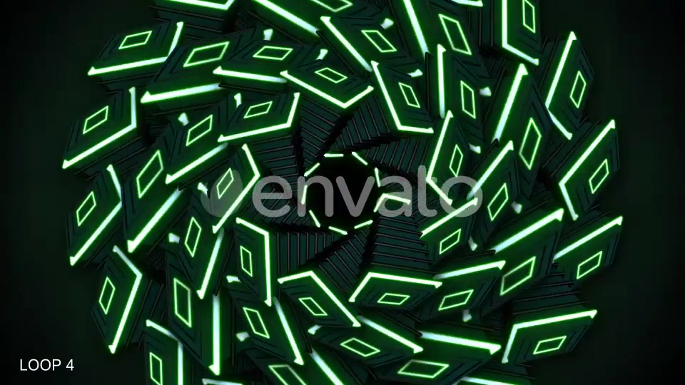 Neon Geometry VJ Loops Videohive 22136384 Motion Graphics Image 3