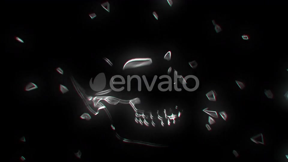 Neon Glowing Skull 02 4K Videohive 24448477 Motion Graphics Image 11