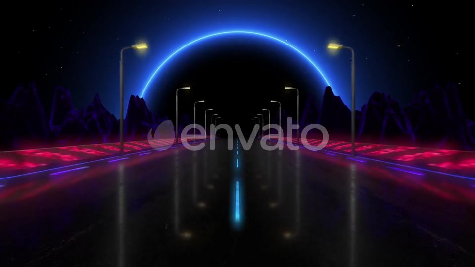 Neon Highway Videohive 24463267 Motion Graphics Image 3