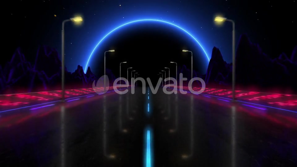 Neon Highway Videohive 24463267 Motion Graphics Image 4