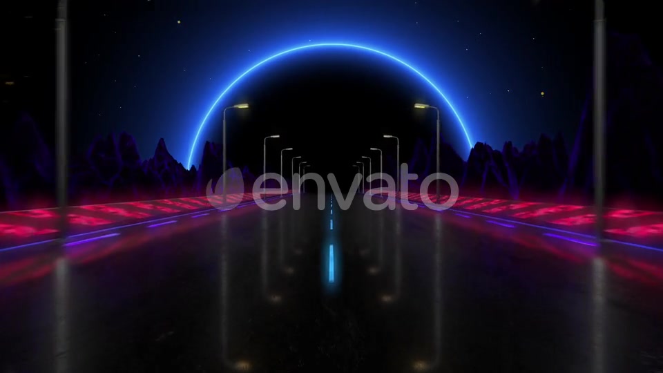 Neon Highway Videohive 24463267 Motion Graphics Image 5