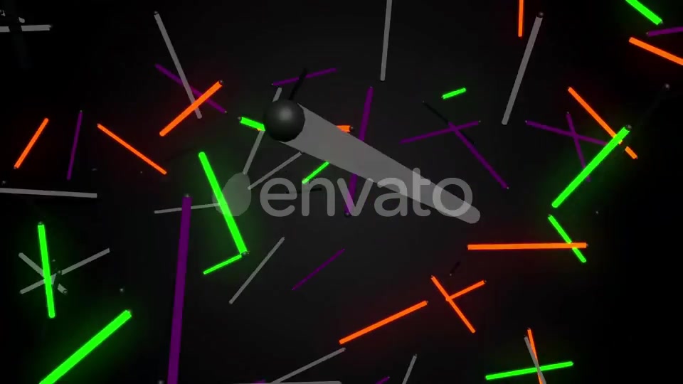 Neon Lamp Vj Background Videohive 23978435 Motion Graphics Image 4