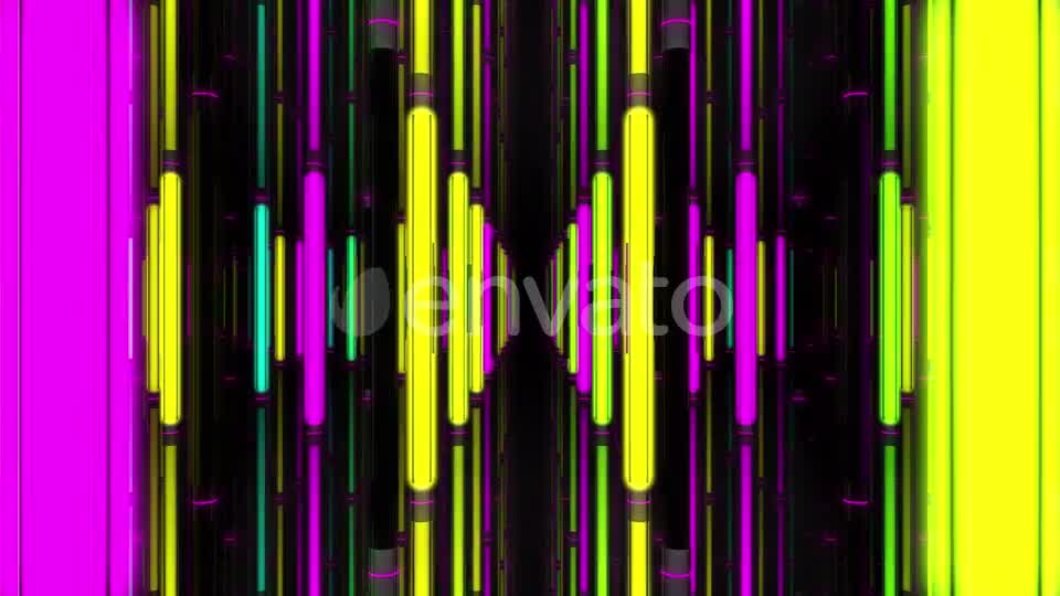 Neon Lamps Corridor Videohive 22588857 Motion Graphics Image 1
