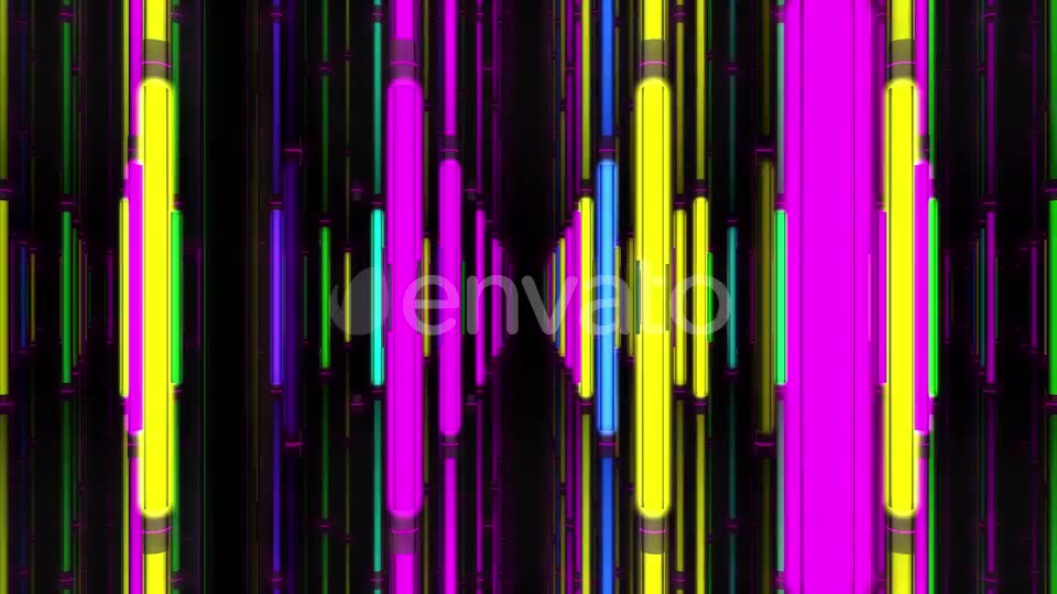 Neon Lamps Corridor Videohive 22588857 Motion Graphics Image 3