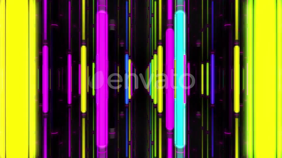 Neon Lamps Corridor Videohive 22588857 Motion Graphics Image 5