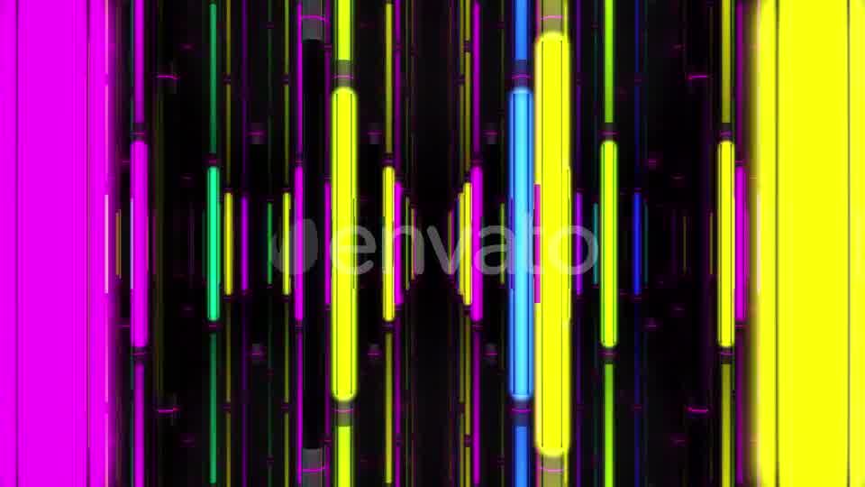 Neon Lamps Corridor Videohive 22588857 Motion Graphics Image 9