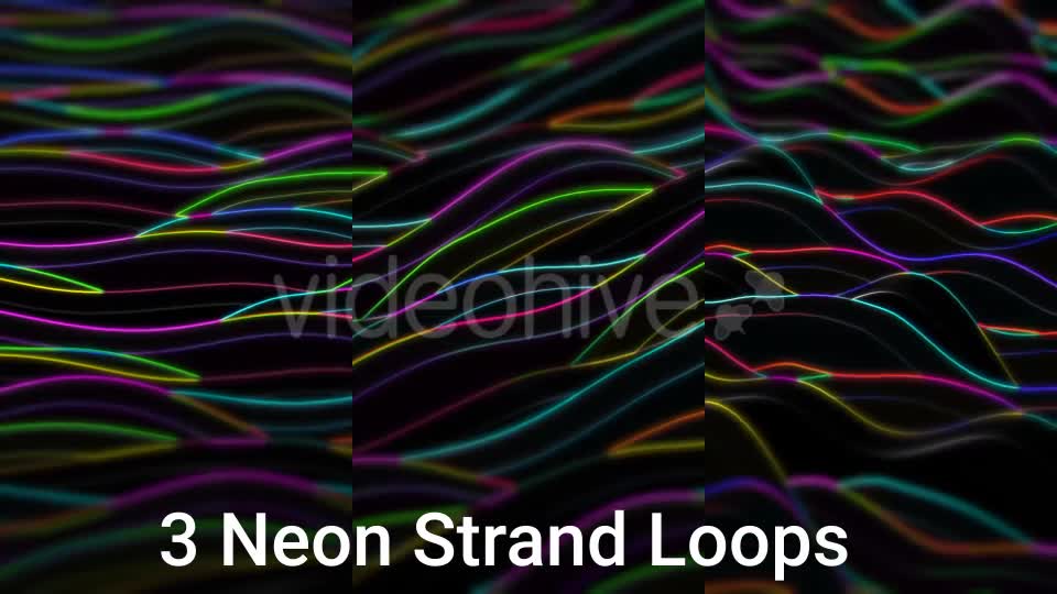 Neon Light Strands Videohive 15714492 Motion Graphics Image 1