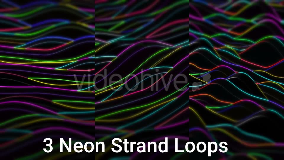 Neon Light Strands Videohive 15714492 Motion Graphics Image 2