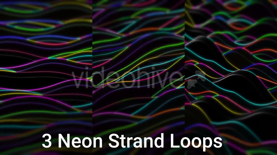 Neon Light Strands Videohive 15714492 Motion Graphics Image 3