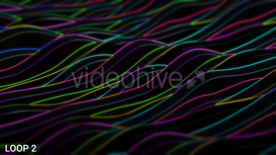 Neon Light Strands Videohive 15714492 Motion Graphics Image 7