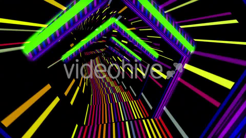 Neon Penta Tunnel Videohive 19646824 Motion Graphics Image 10
