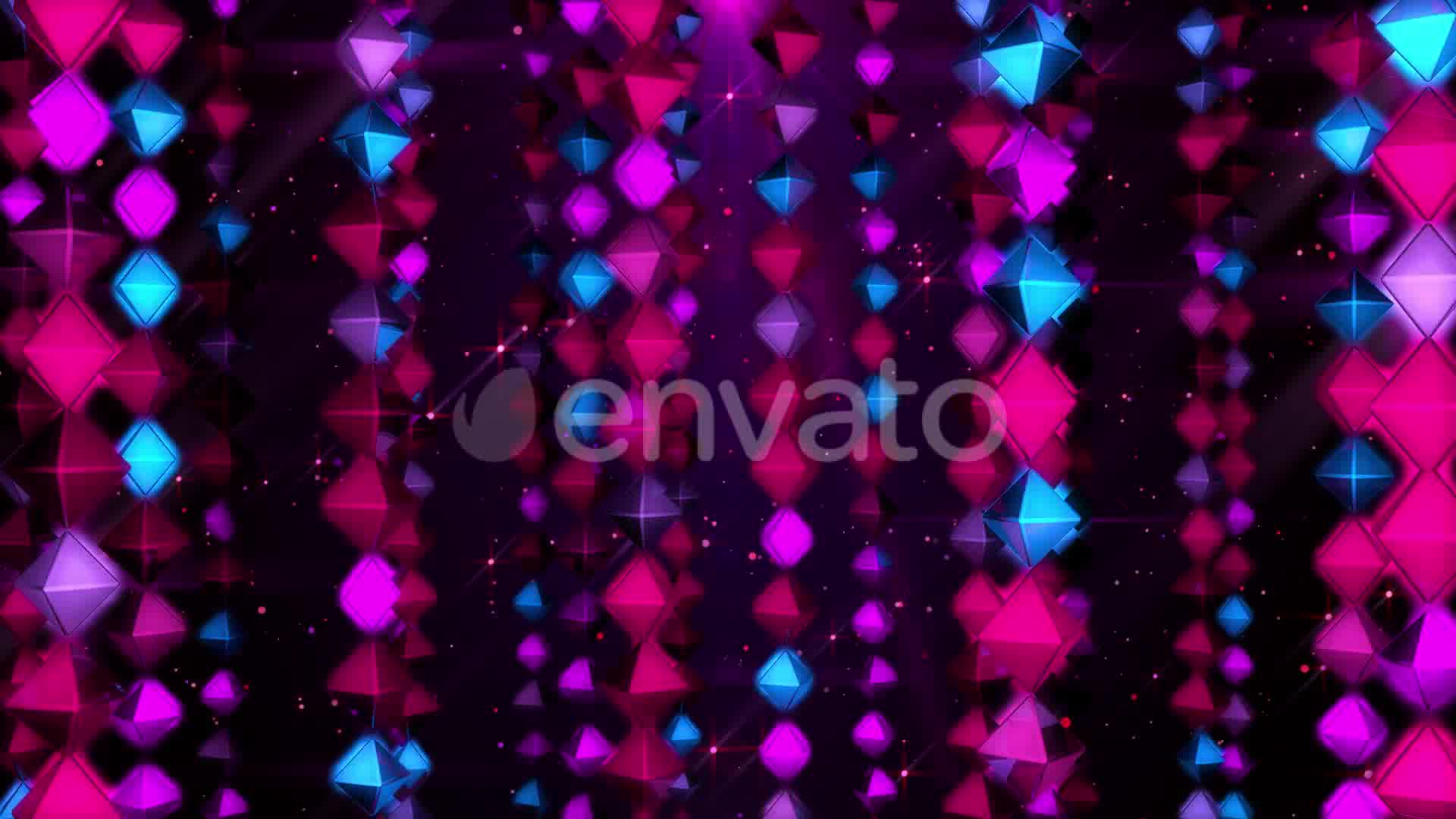 Neon Rombs Curtain Videohive 22369677 Motion Graphics Image 9