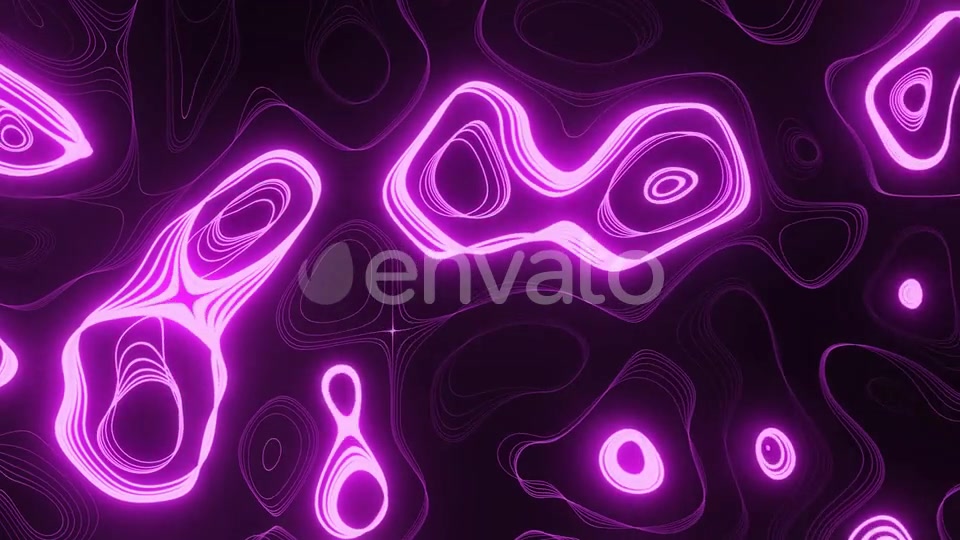 Neon Shapes Widescreen Loop Videohive 25255519 Motion Graphics Image 10